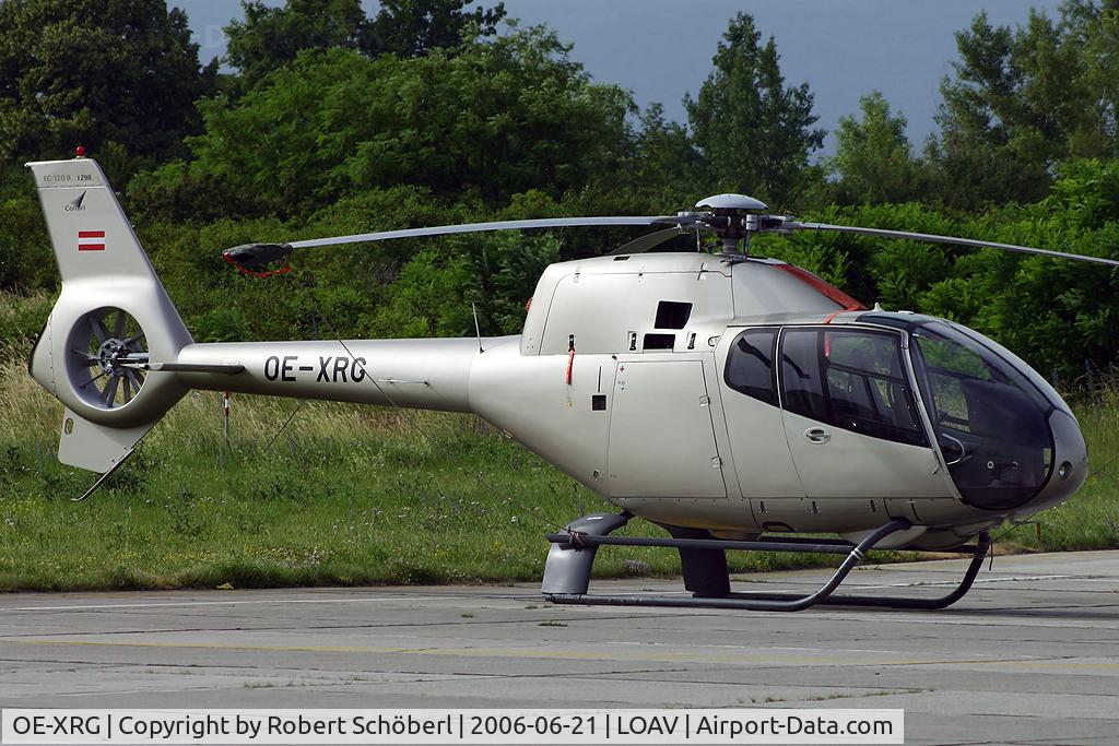 OE-XRG, 2002 Eurocopter EC-120B Colibri C/N 1298, Parked on the apron at LOAV (Vöslau)
