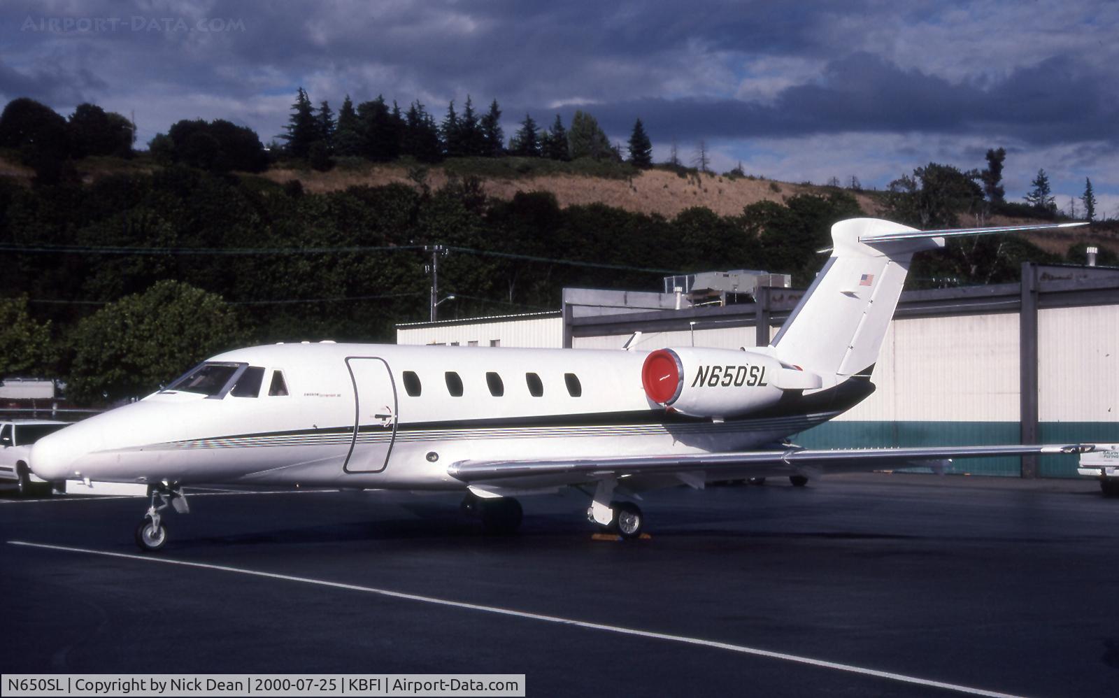 N650SL, 1984 Cessna 650 Citation III C/N 650-0024, KBFI