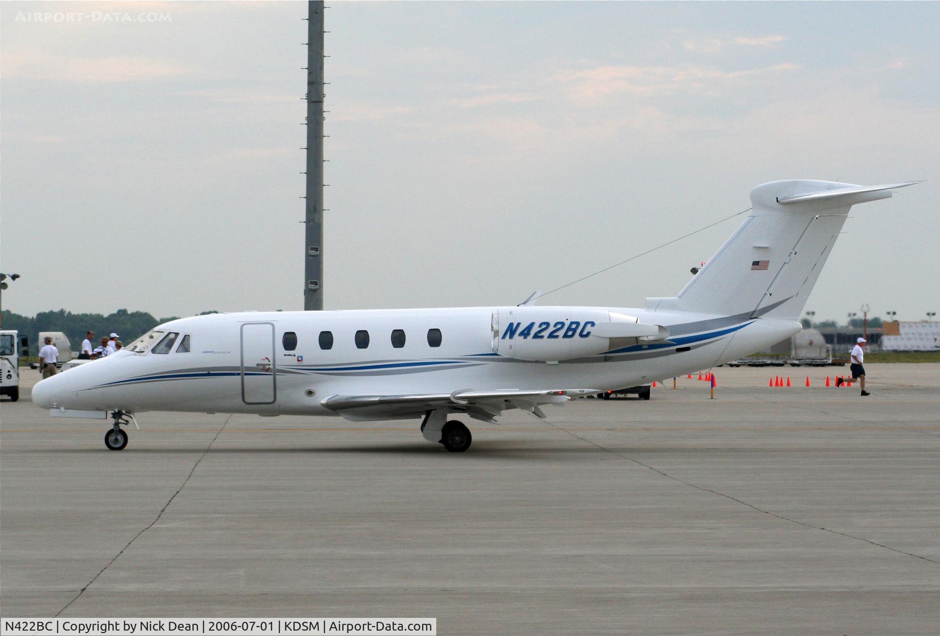 N422BC, 1984 Cessna 650 C/N 650-0024, KDSM