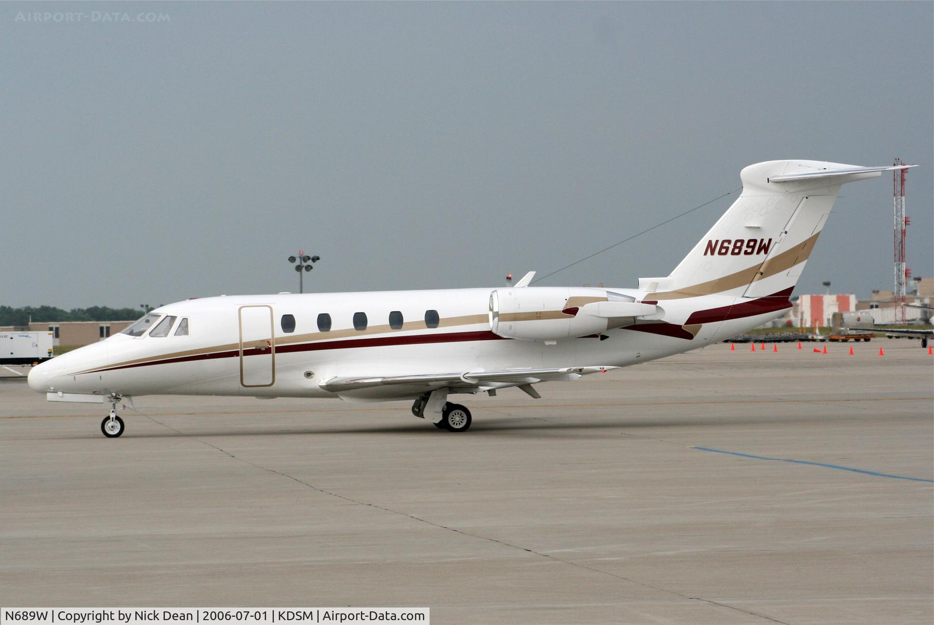 N689W, 1984 Cessna 650 C/N 650-0045, KDSM