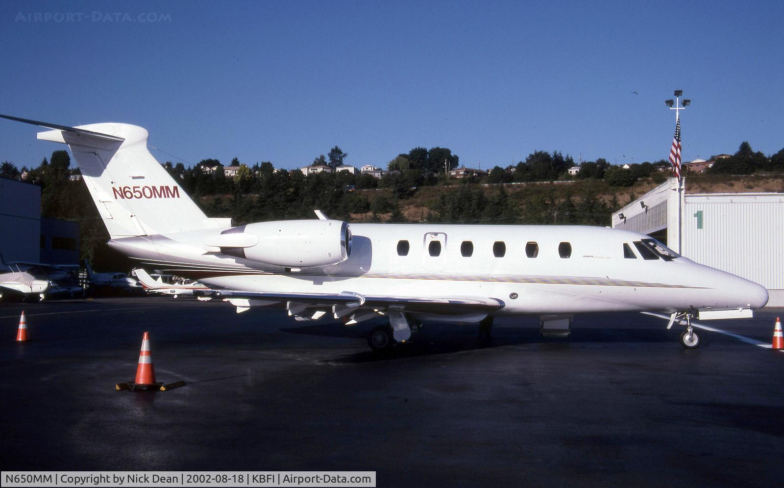 N650MM, 1984 Cessna 650 Citation III C/N 650-0048, KBFI