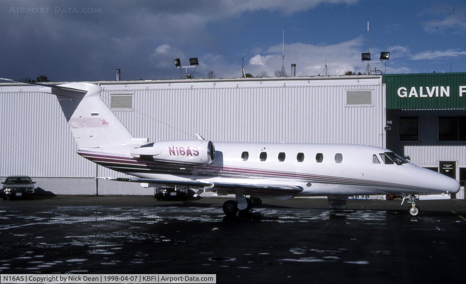 N16AS, 1984 Cessna 650 Citation III C/N 650-0055, KBFI