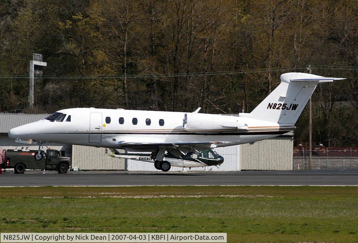 N825JW, 1985 Cessna 650 Citation III C/N 650-0082, KBFI