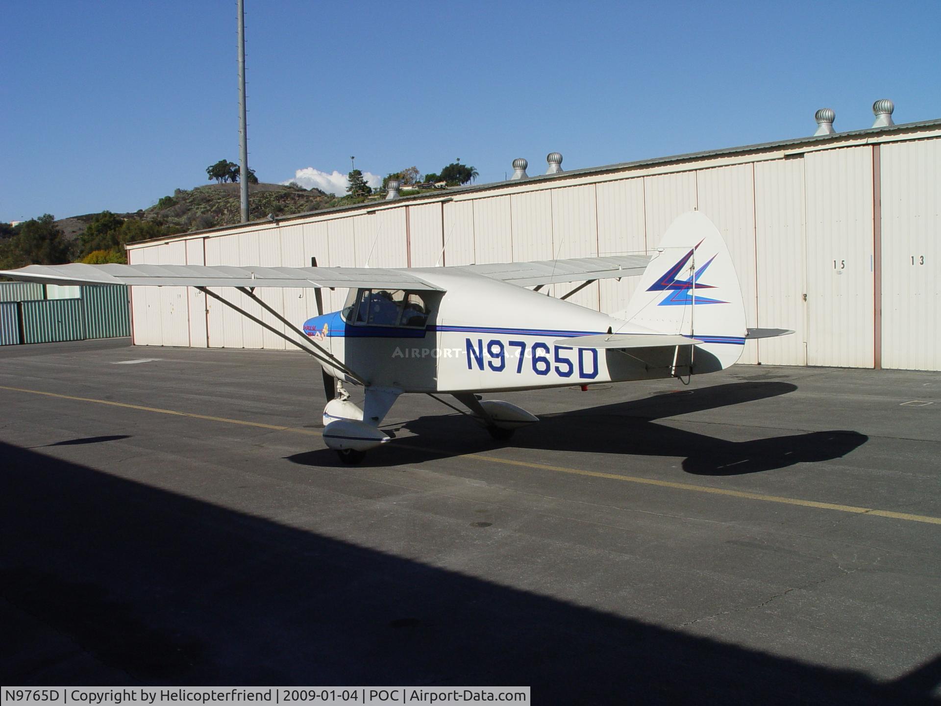 N9765D, 1959 Piper PA-22-150 Tri-Pacer C/N 22-6680, Parked and waiting