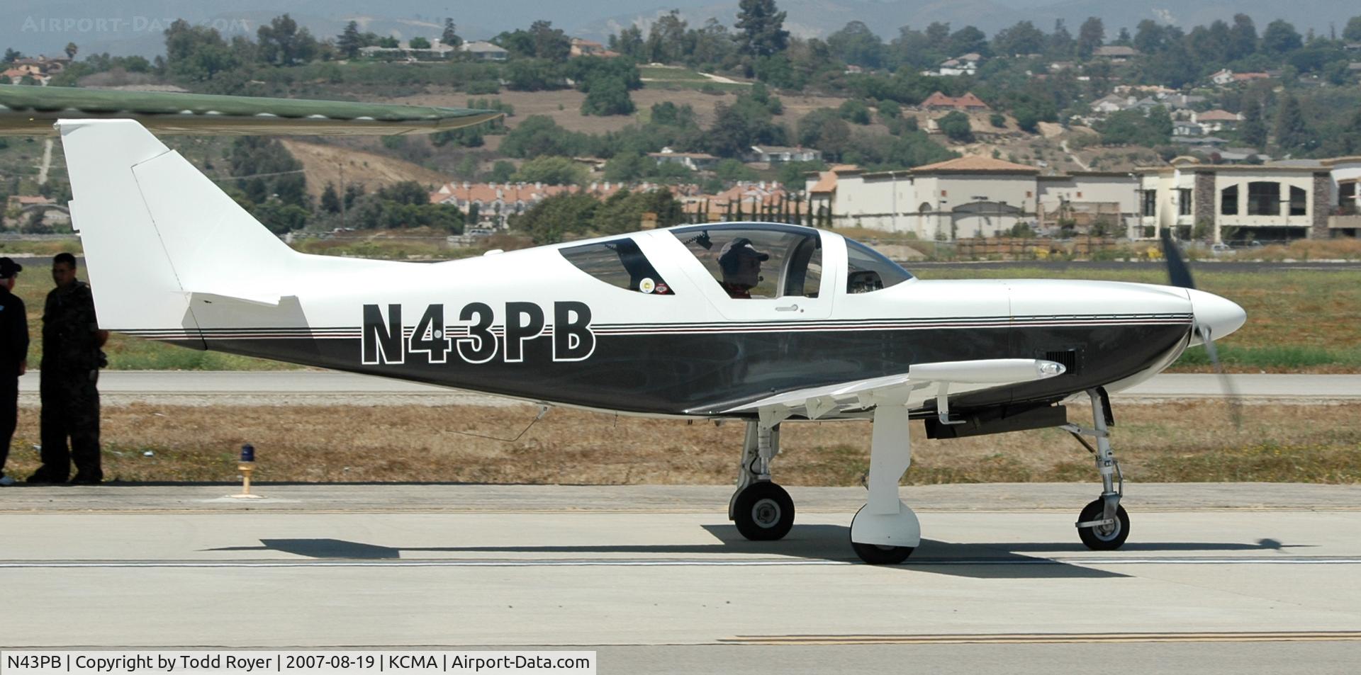 N43PB, 2001 Stoddard-Hamilton Glasair III C/N 3306, Camarillo airshow 2007