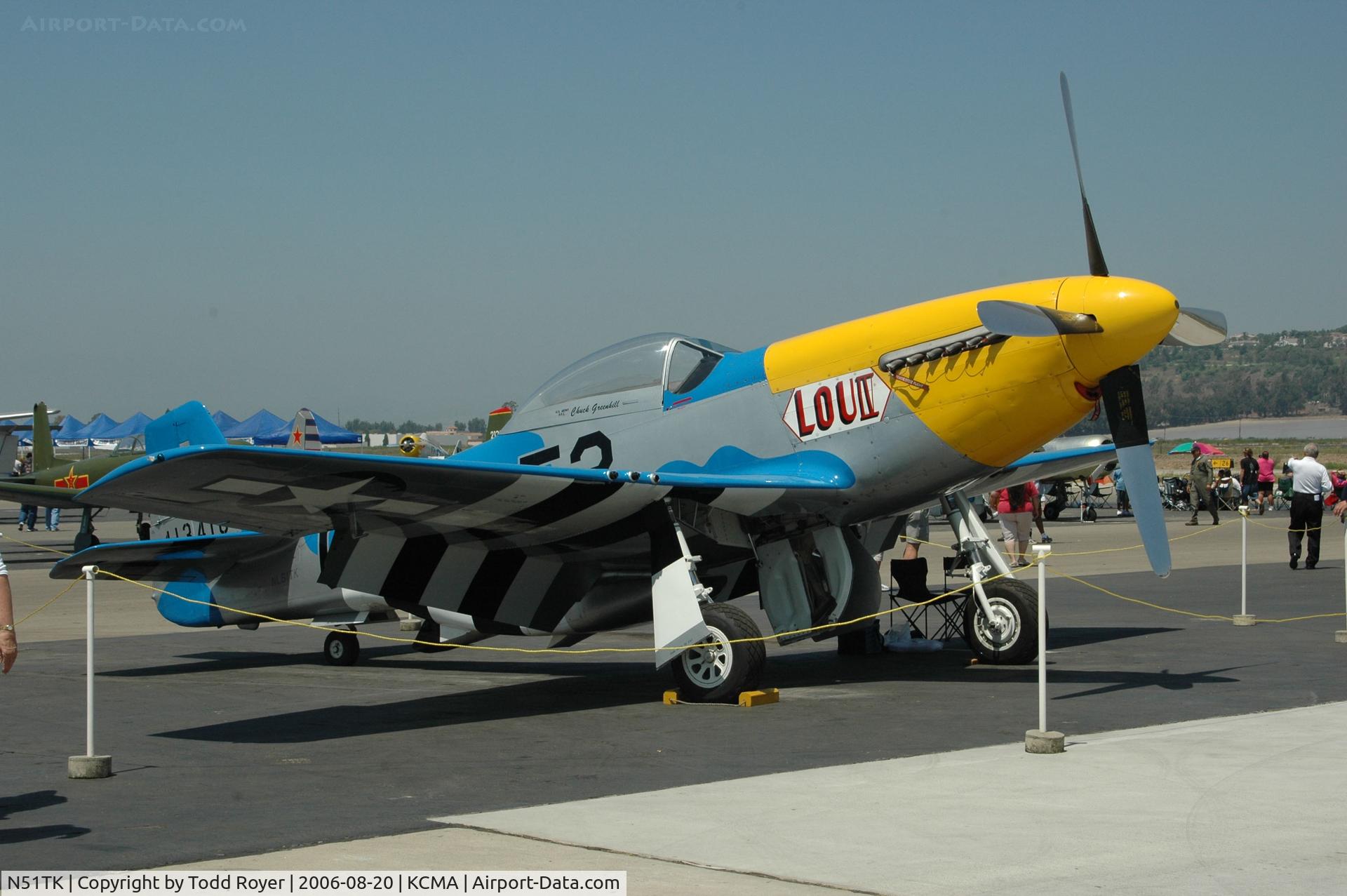 N51TK, North American F-51D Mustang C/N 44-63350, Camarillo Airshow 2006