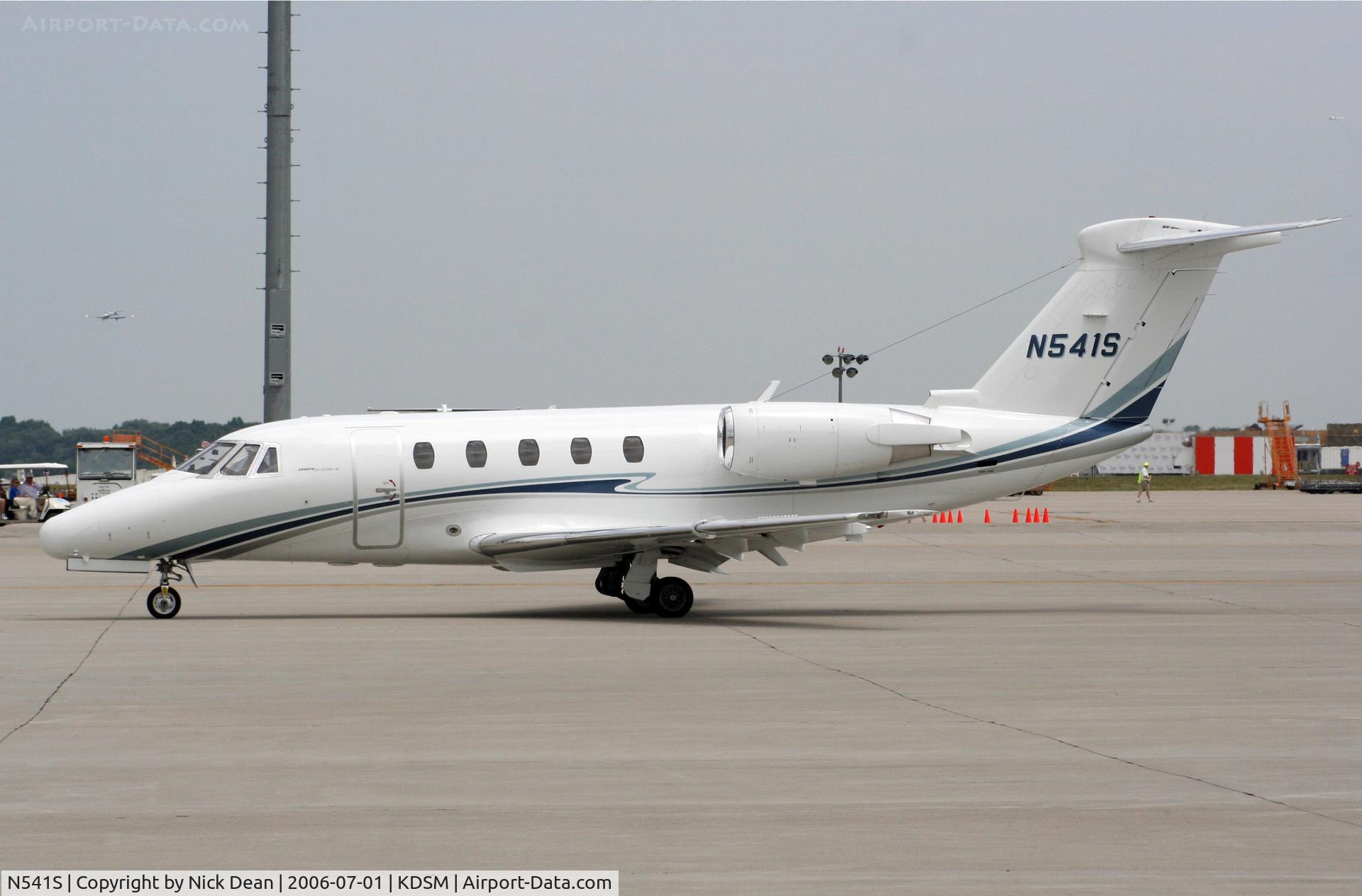 N541S, 1986 Cessna 650 Citation III C/N 650-0115, KDSM
