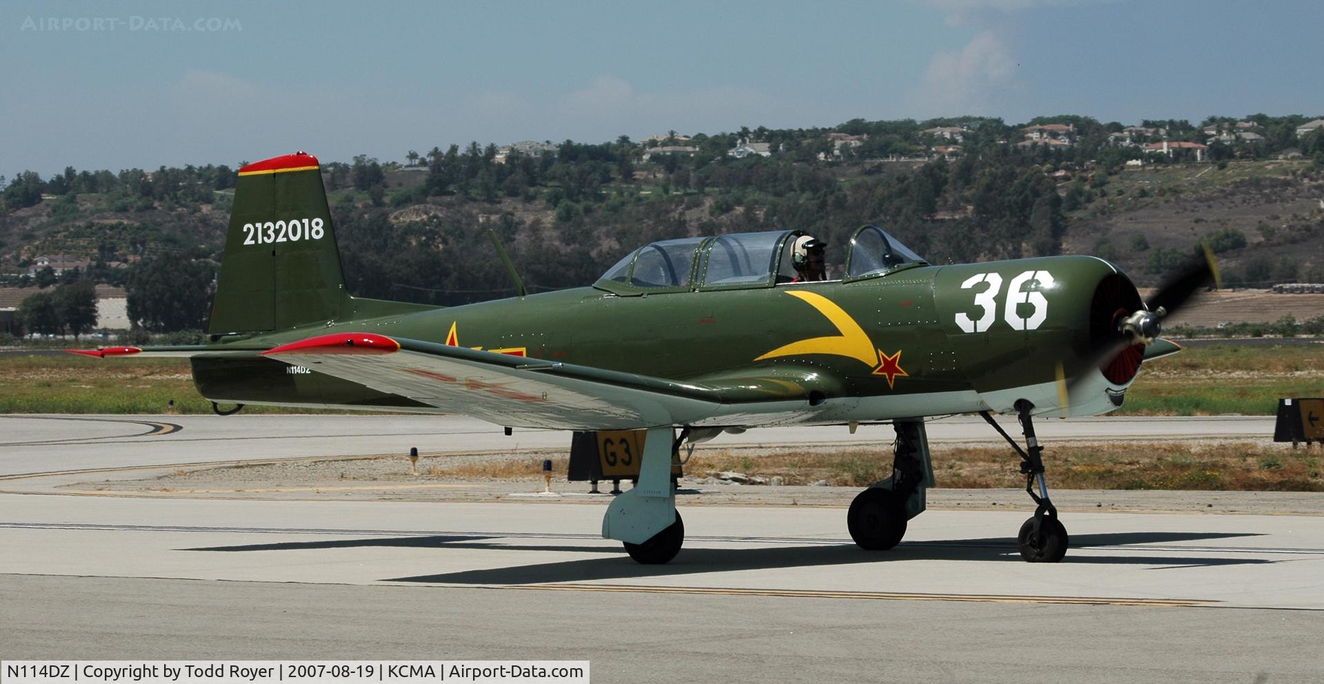 N114DZ, 1967 Nanchang CJ-6A C/N 2132018, Camarillo airshow 2007