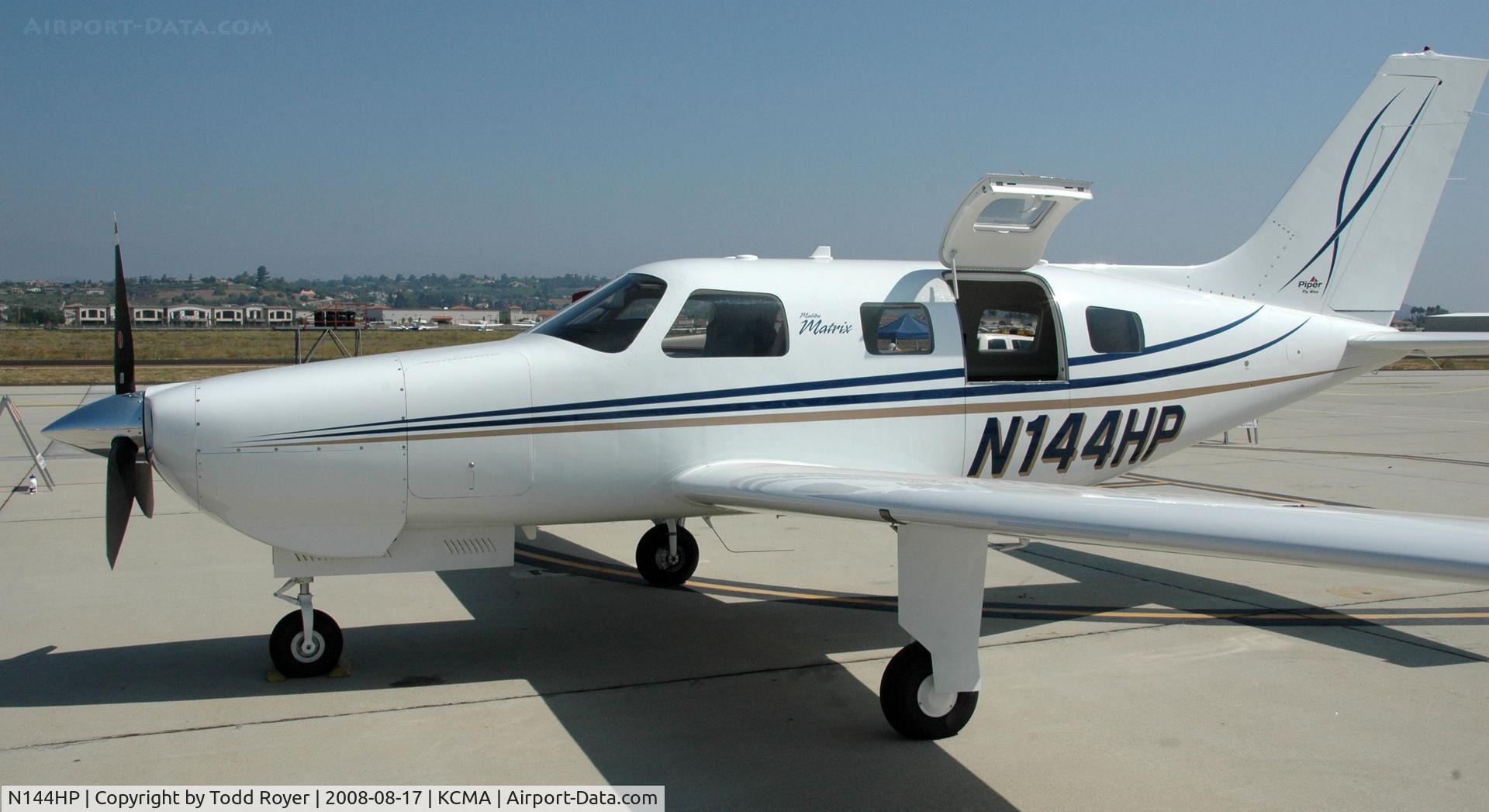 N144HP, 2008 Piper PA-46R-350T Malibu Matrix C/N 4692044, Camarillo Airshow 2008