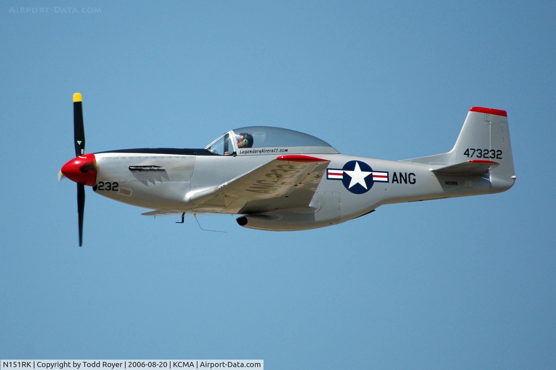 N151RK, 1998 North American TF-51 Replica C/N 060, Camarillo Airshow 2006