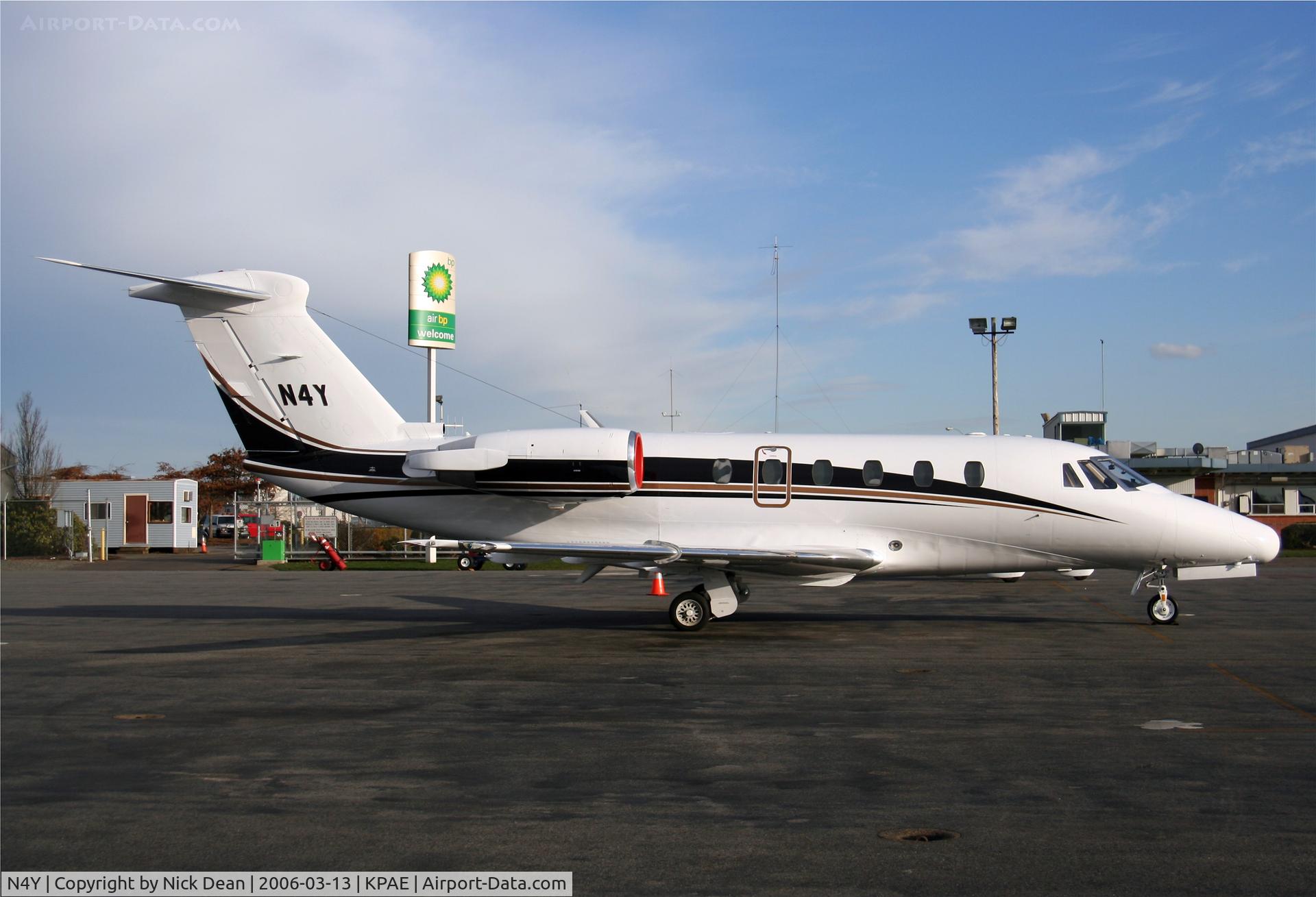 N4Y, 1987 Cessna 650 C/N 650-0137, KPAE