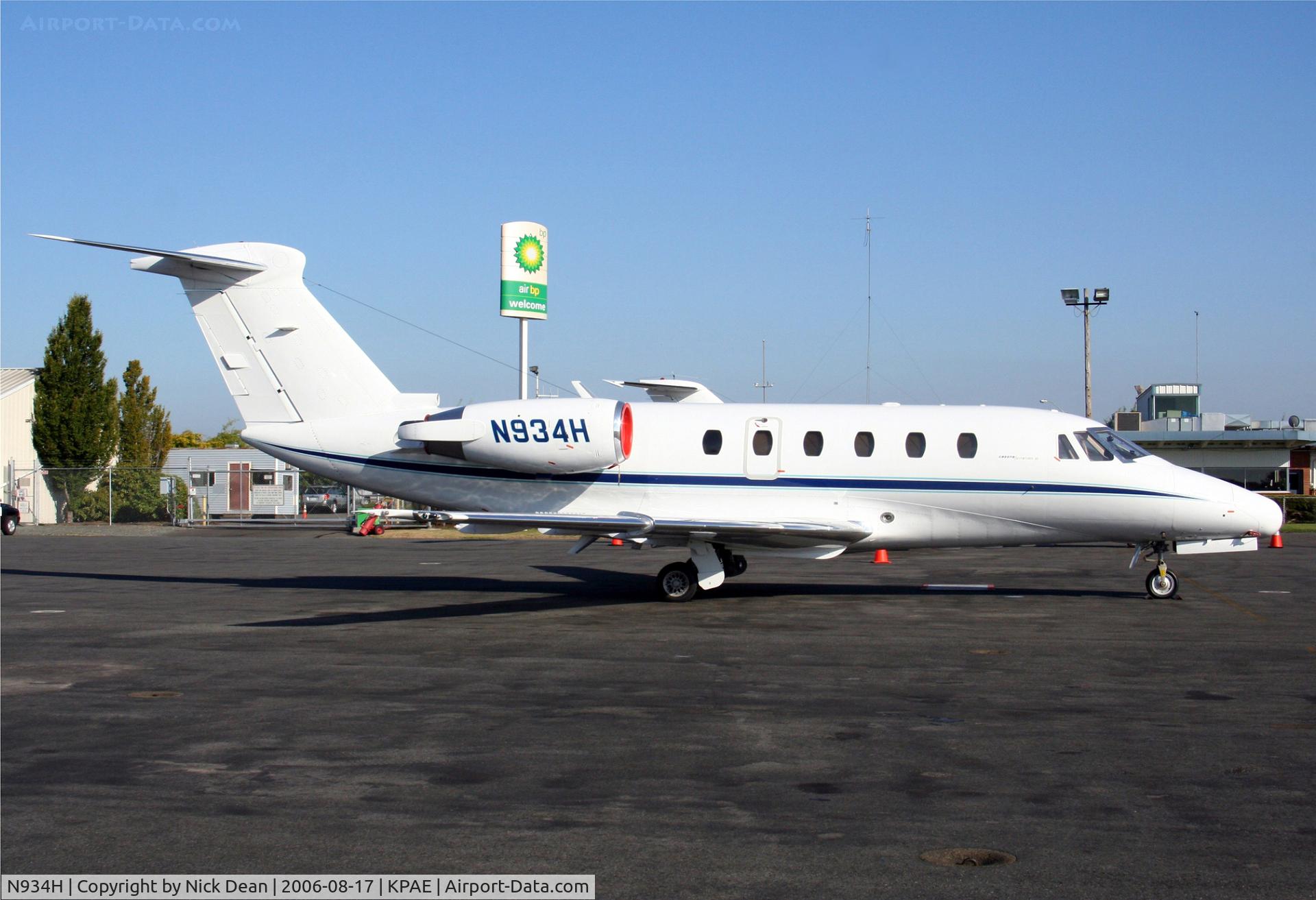 N934H, 1989 Cessna 650 Citation III C/N 650-0172, KPAE