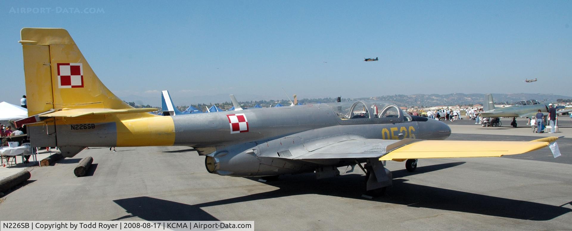 N226SB, 1970 PZL-Mielec TS-11 Iskra C/N IH-0526, Camarillo Airshow 2008