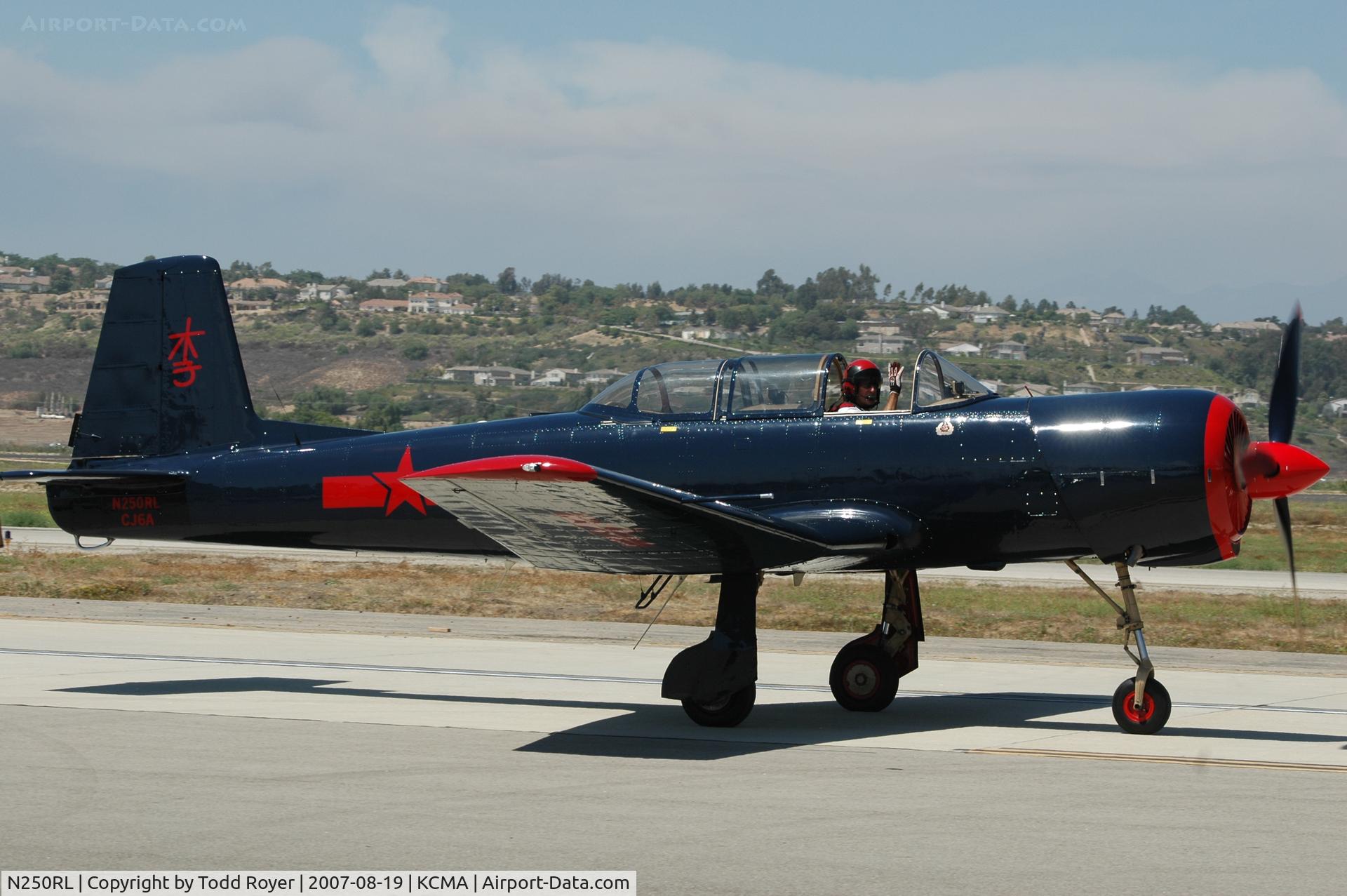 N250RL, 1968 Nanchang CJ-6A C/N 2432066, Camarillo airshow 2007