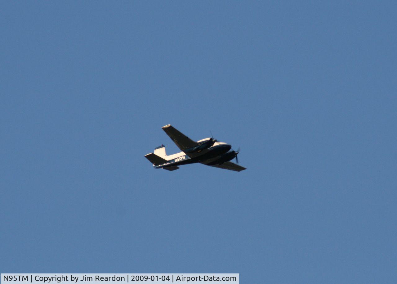 N95TM, 1958 Beech F50 C/N FH-82, Cruising over Cleveland National Forest