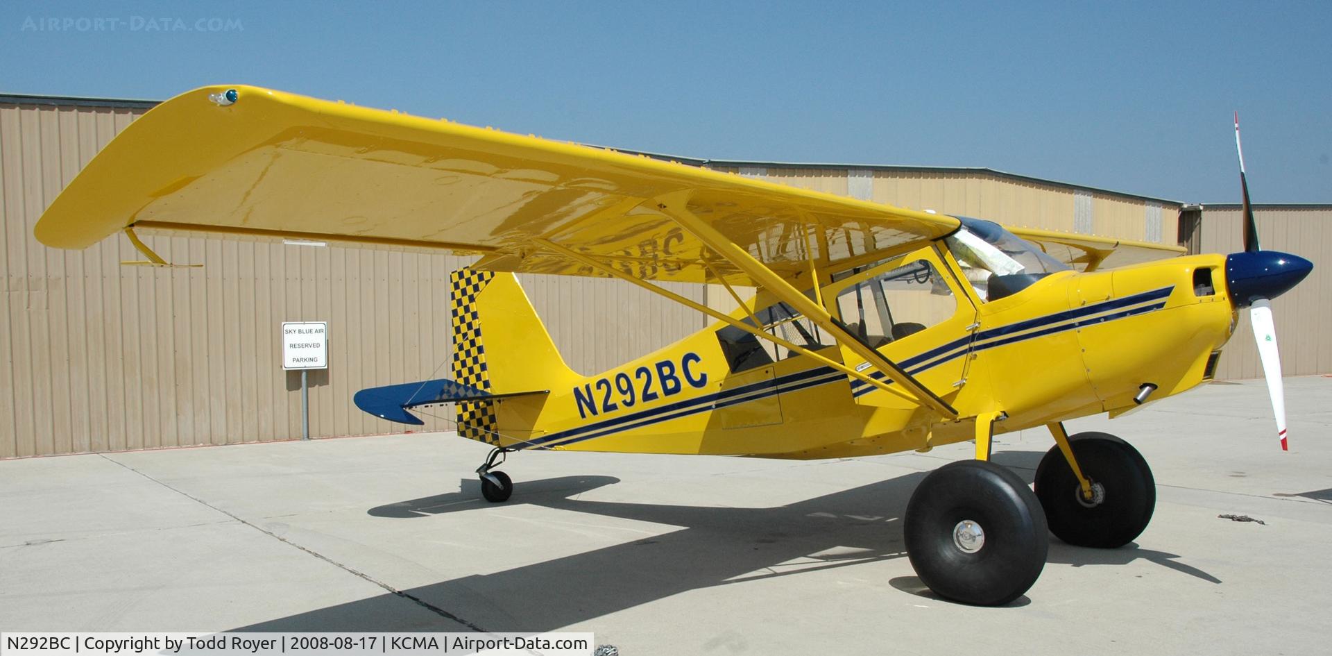 N292BC, 2007 American Champion 8GCBC Scout C/N 497-2007, Camarillo Airshow 2008