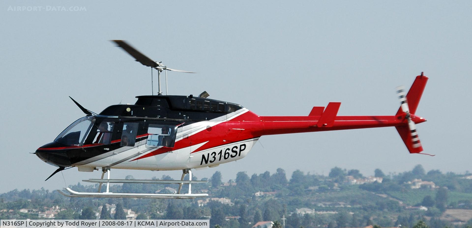 N316SP, 1983 Bell 206L-1 LongRanger II C/N 45768, Camarillo Airshow 2008