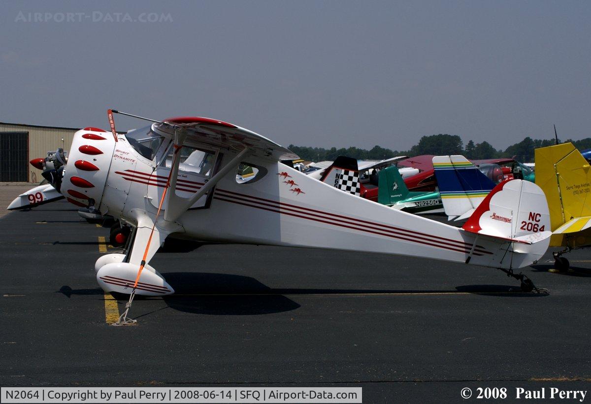N2064, 1937 Monocoupe 110 Special C/N A748, Nice profile