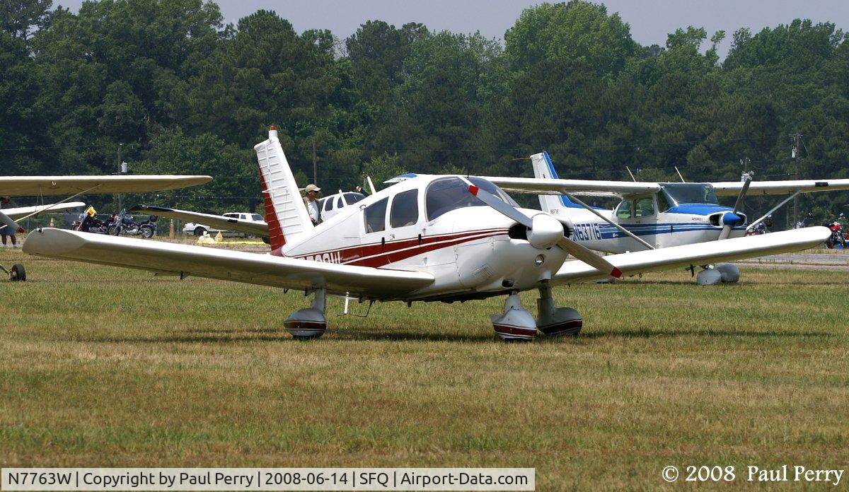N7763W, 1964 Piper PA-28-180 Cherokee C/N 28-1762, In for the flyin