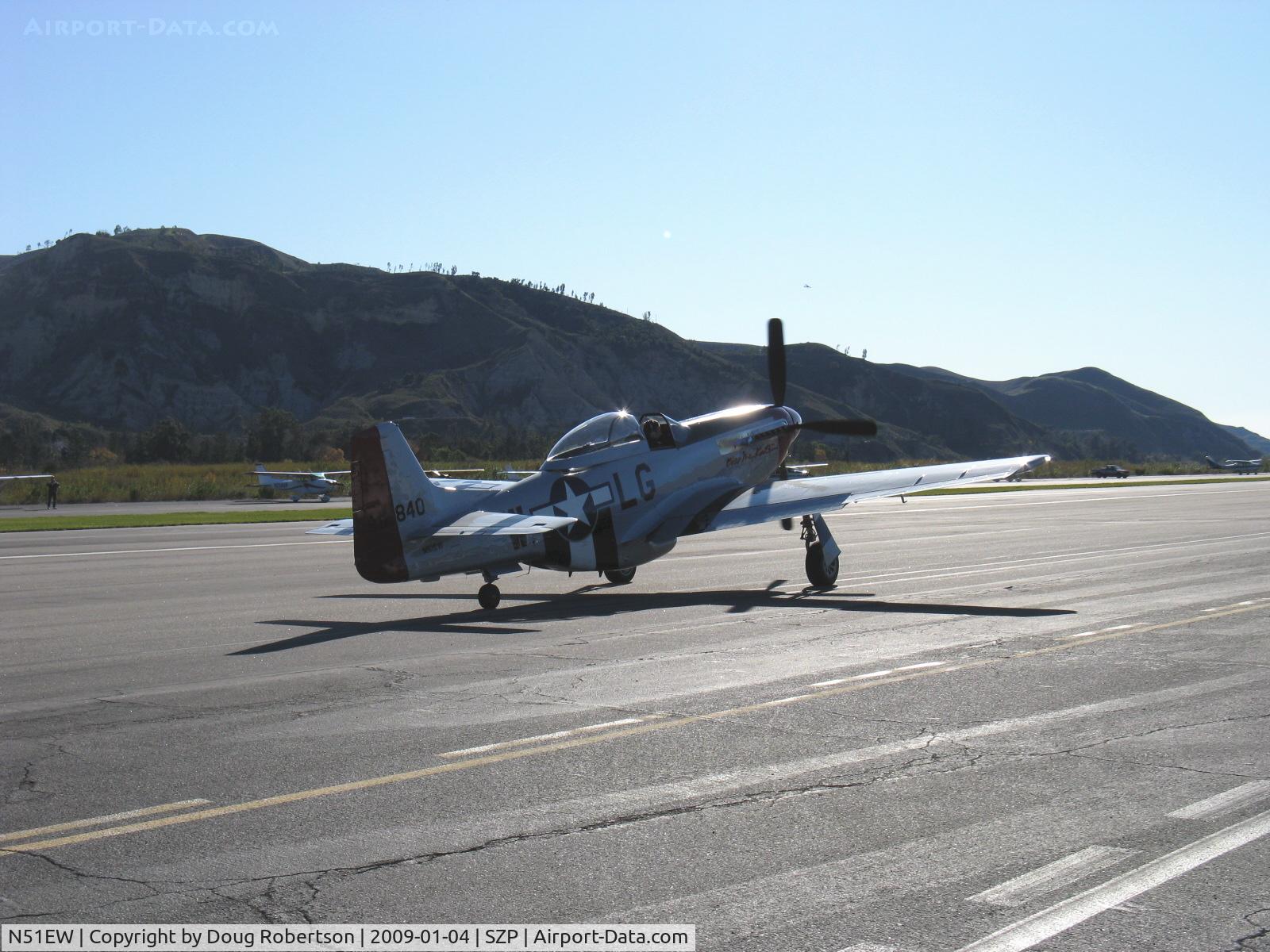 N51EW, 1944 North American F-6K (P-51K) Mustang C/N 111-36123, North American P-51K MUSTANG 'Kiss Me Kate', 1,490 Hp V-1650-7 engine, Aeroproducts 4 blade prop, taxi to Rwy 04