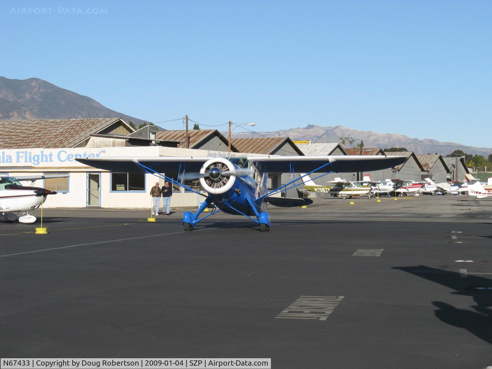 N67433, 1942 Howard Aircraft DGA-15P C/N 563, 1942 Howard DGA-15P 'Archibald B', P&W R-985 Wasp Jr. 450 Hp, taxi