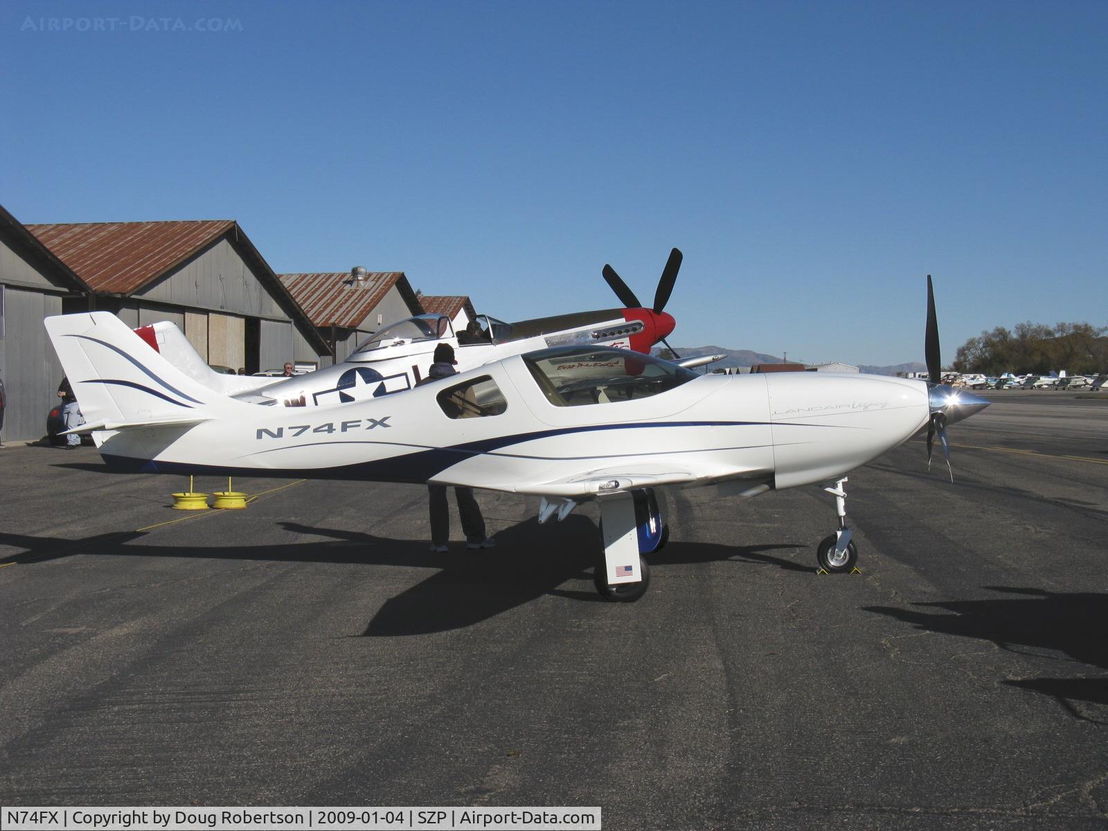 N74FX, 2007 Lancair Legacy C/N L2K-283, 2007 Larson LANCAIR LEGACY, Continental IO-550 300 Hp speedster