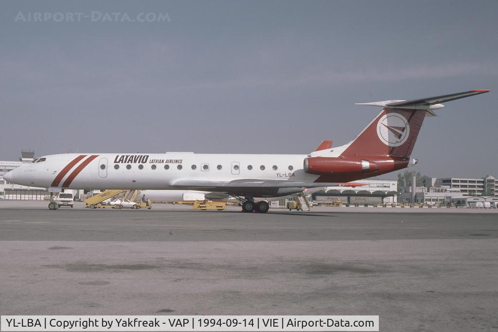YL-LBA, 1980 Tupolev Tu-134B-3 C/N 61000, Latavio Tupolev 134