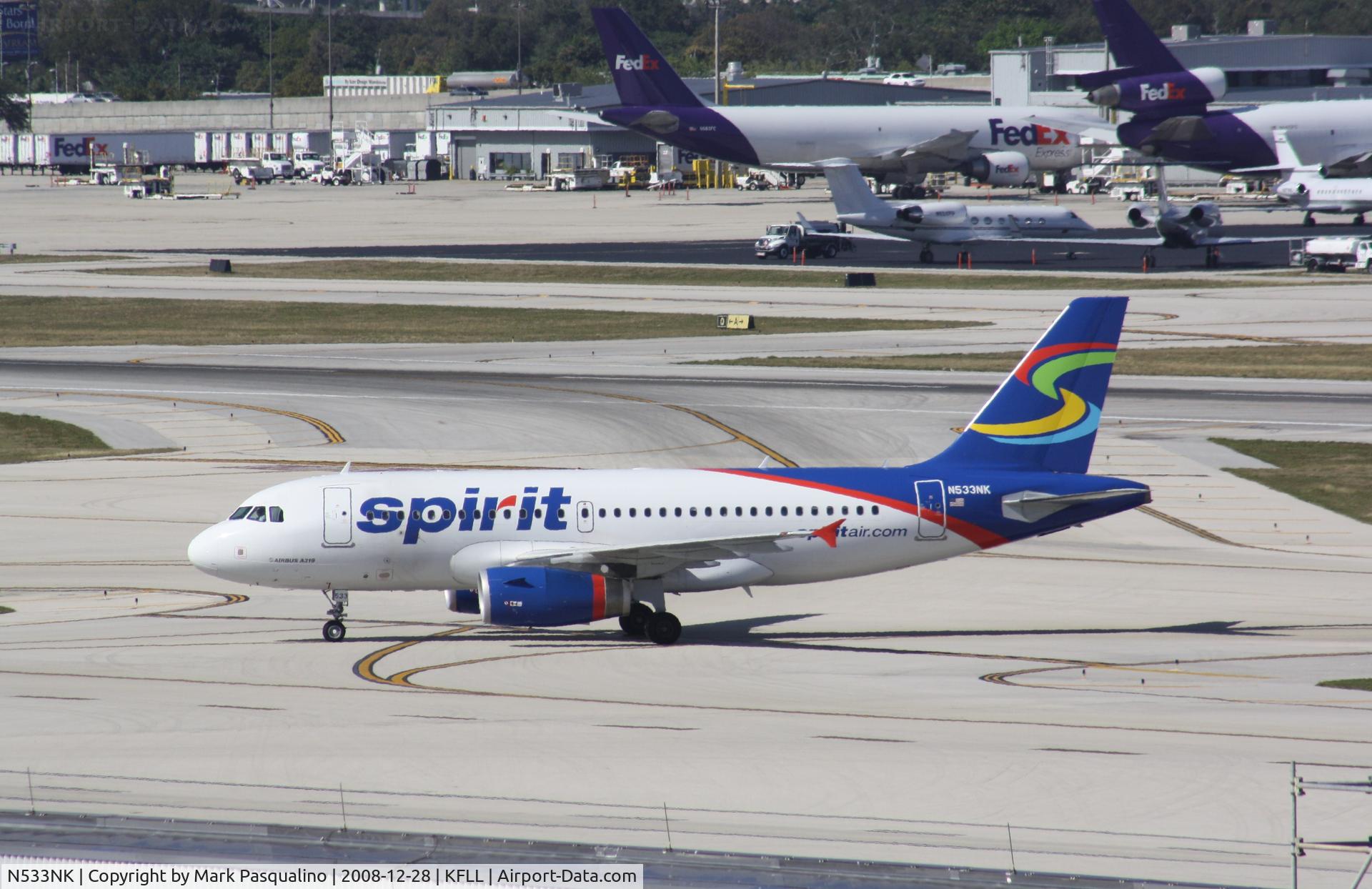 N533NK, 2008 Airbus A319-132 C/N 3393, Airbus A319