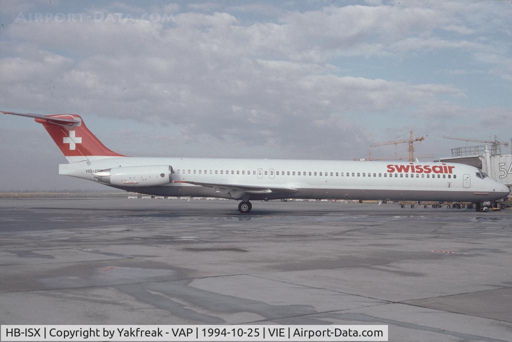 HB-ISX, 1989 McDonnell Douglas MD-83 (DC-9-83) C/N 49844, Swissair MD80