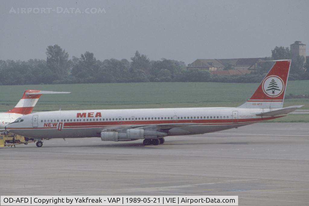 OD-AFD, 1969 Boeing 707-3B4C C/N 20259, MEA Boeing 707