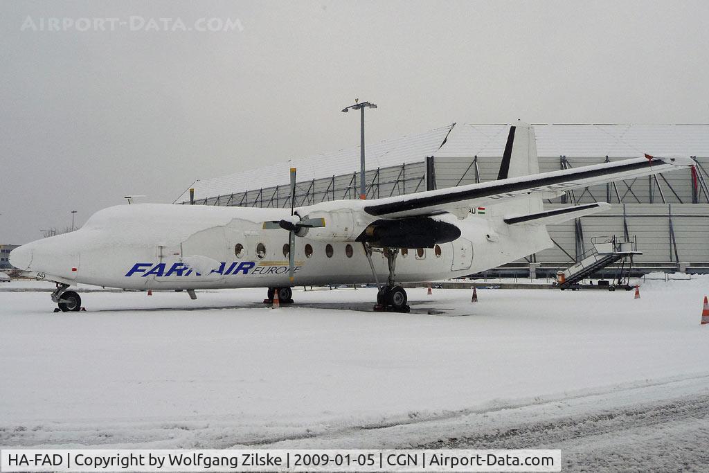 HA-FAD, 1971 Fokker F-27-500 Friendship C/N 10449, visitor