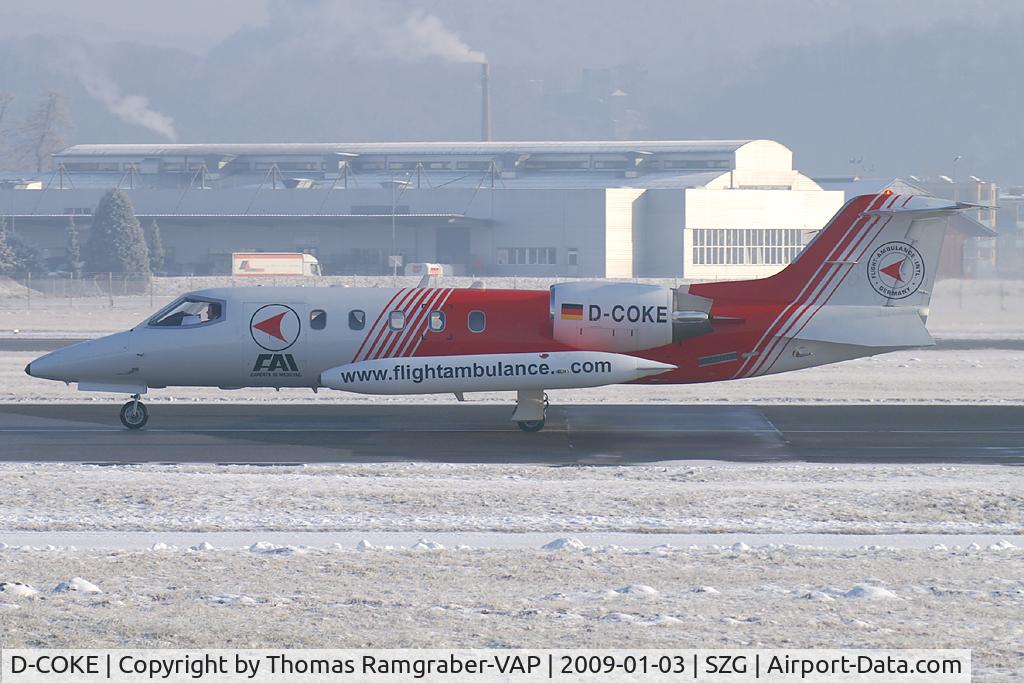 D-COKE, 1981 Gates Learjet 35A C/N 35A-447, DRF - Deutsche Rettungsflugwacht Learjet 35