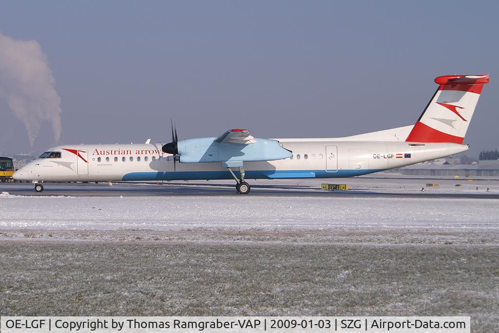 OE-LGF, 2002 De Havilland Canada DHC-8-402Q Dash 8 C/N 4068, Austrian Arrows DeHavilland Canada Dash 8-400