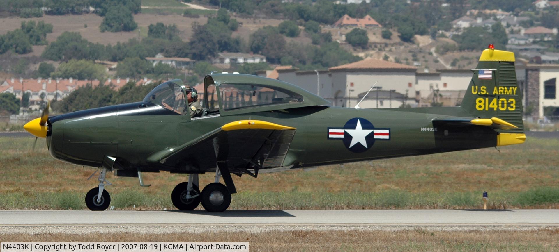 N4403K, 1948 Ryan Navion C/N NAV-4-1403, Camarillo airshow 2007