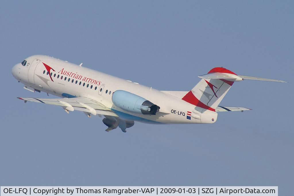 OE-LFQ, 1996 Fokker 70 (F-28-0070) C/N 11568, Austrian Arrows Fokker 70