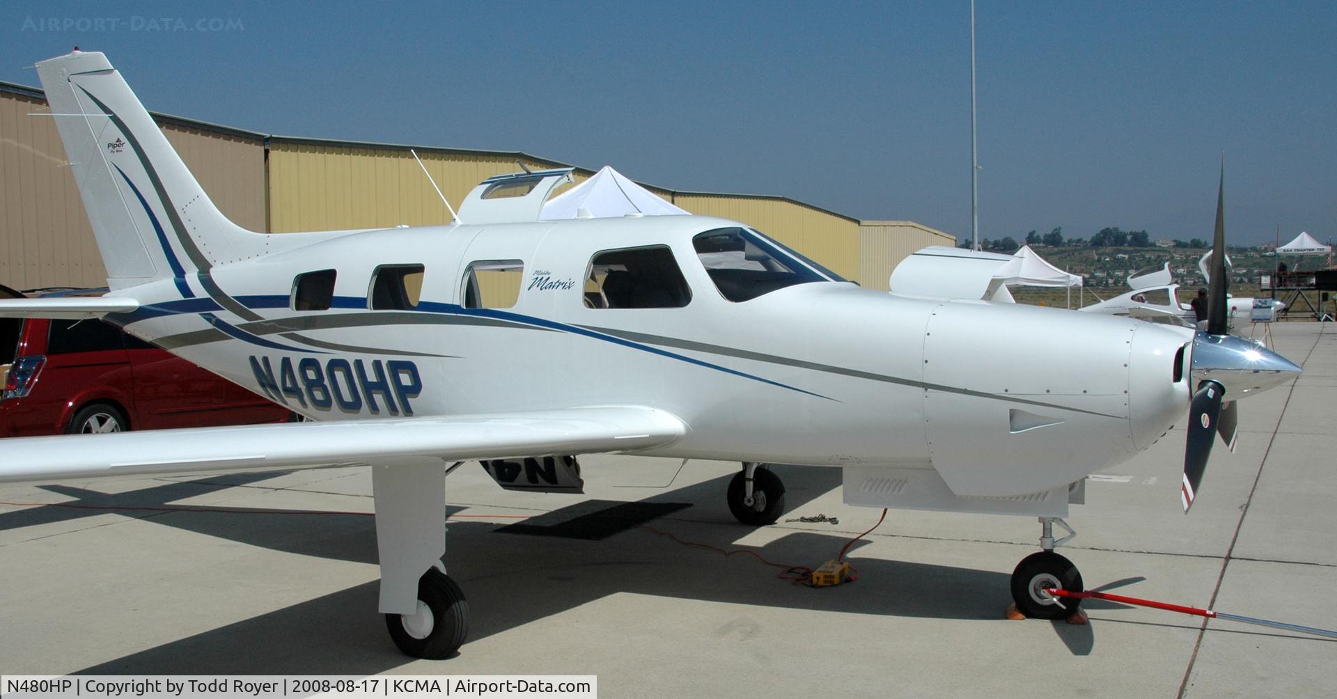 N480HP, 2008 Piper PA-46R-350T Malibu Matrix C/N 4692048, Camarillo Airshow 2008
