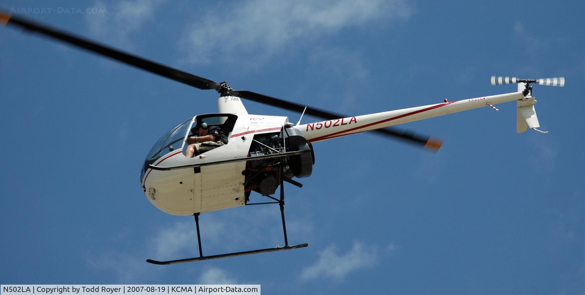 N502LA, 2000 Robinson R22 BETA C/N 3042, Camarillo airshow 2007