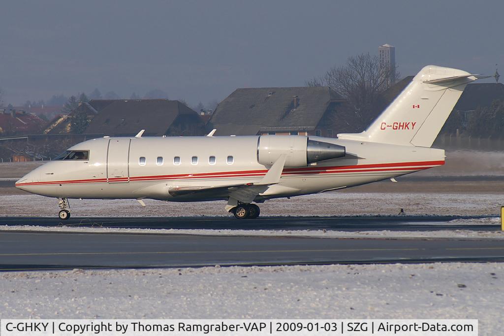 C-GHKY, 1997 Canadair Challenger 604 (CL-600-2B16) C/N 5343, Husky Canadair CL600 Challenger