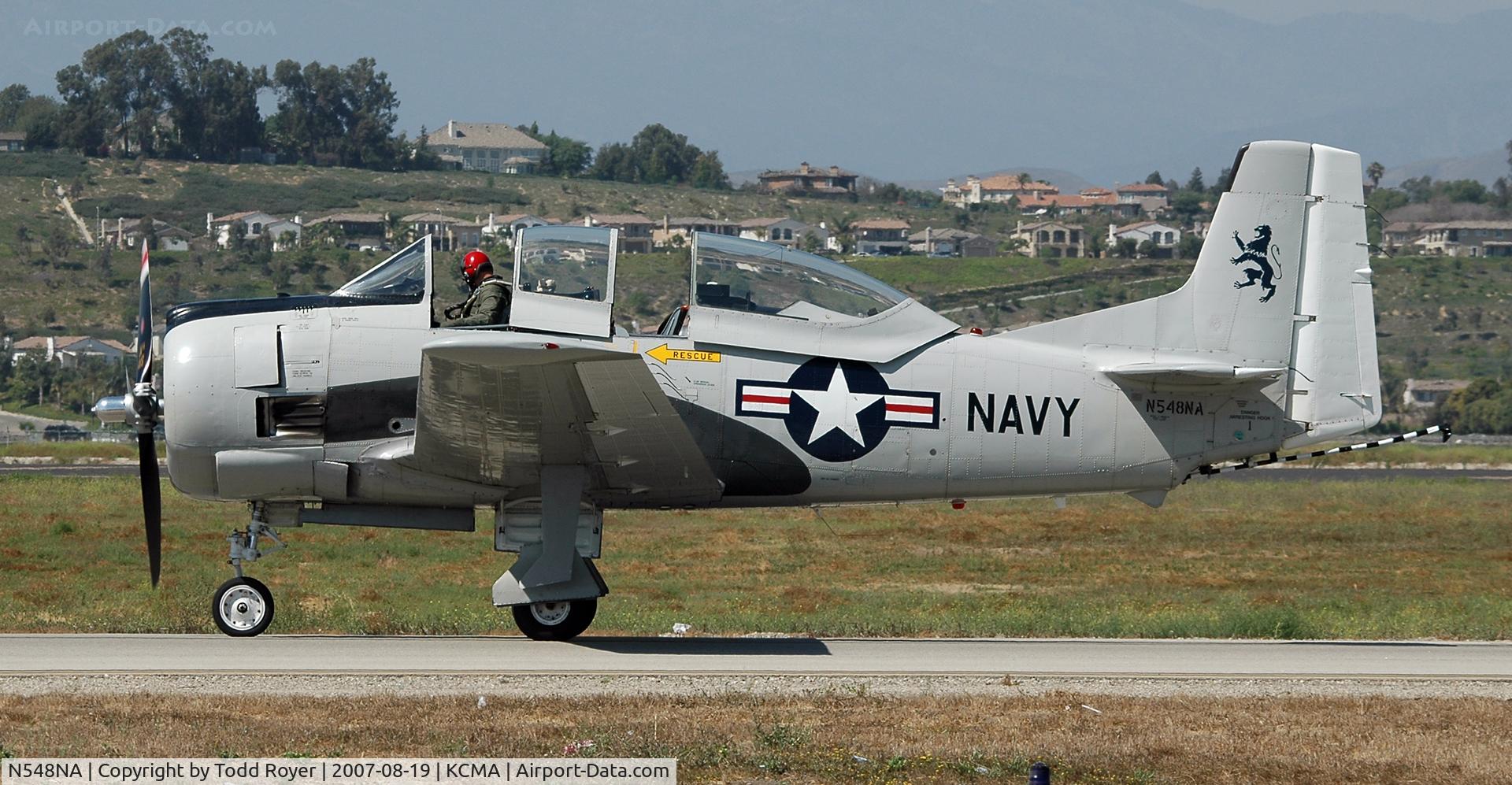 N548NA, North American T-28C Trojan C/N 226-125, Camarillo airshow 2007