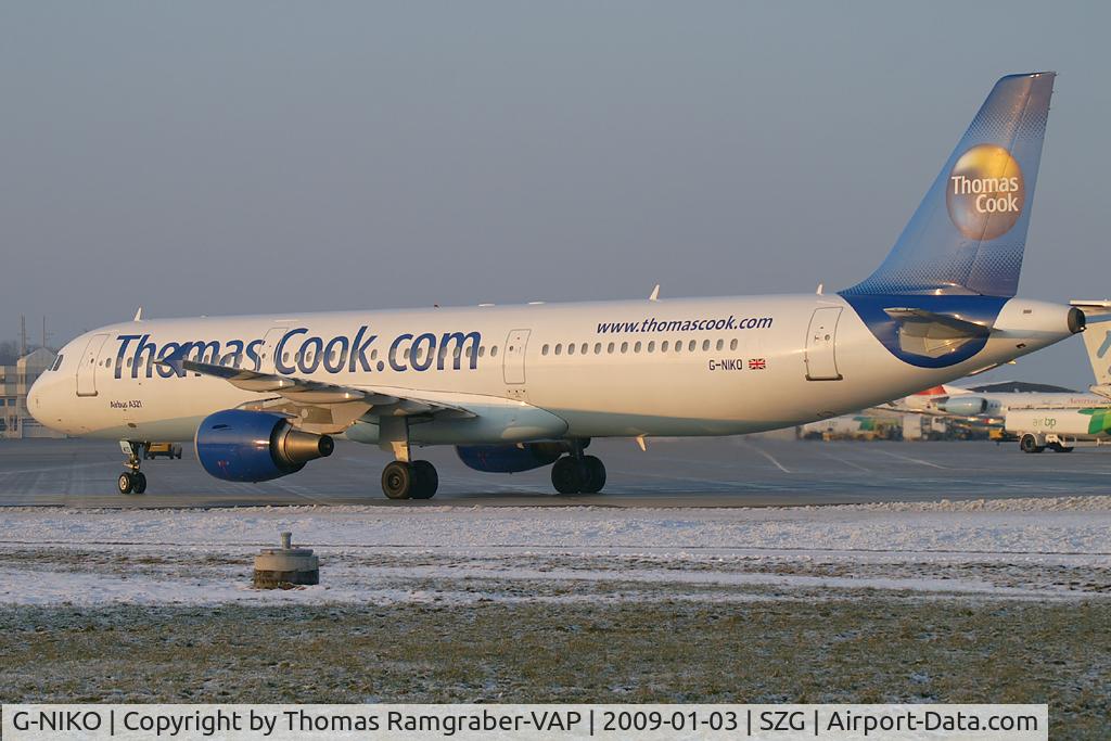 G-NIKO, 2000 Airbus A321-211 C/N 1250, Thomas Cook Airlines Airbus A321
