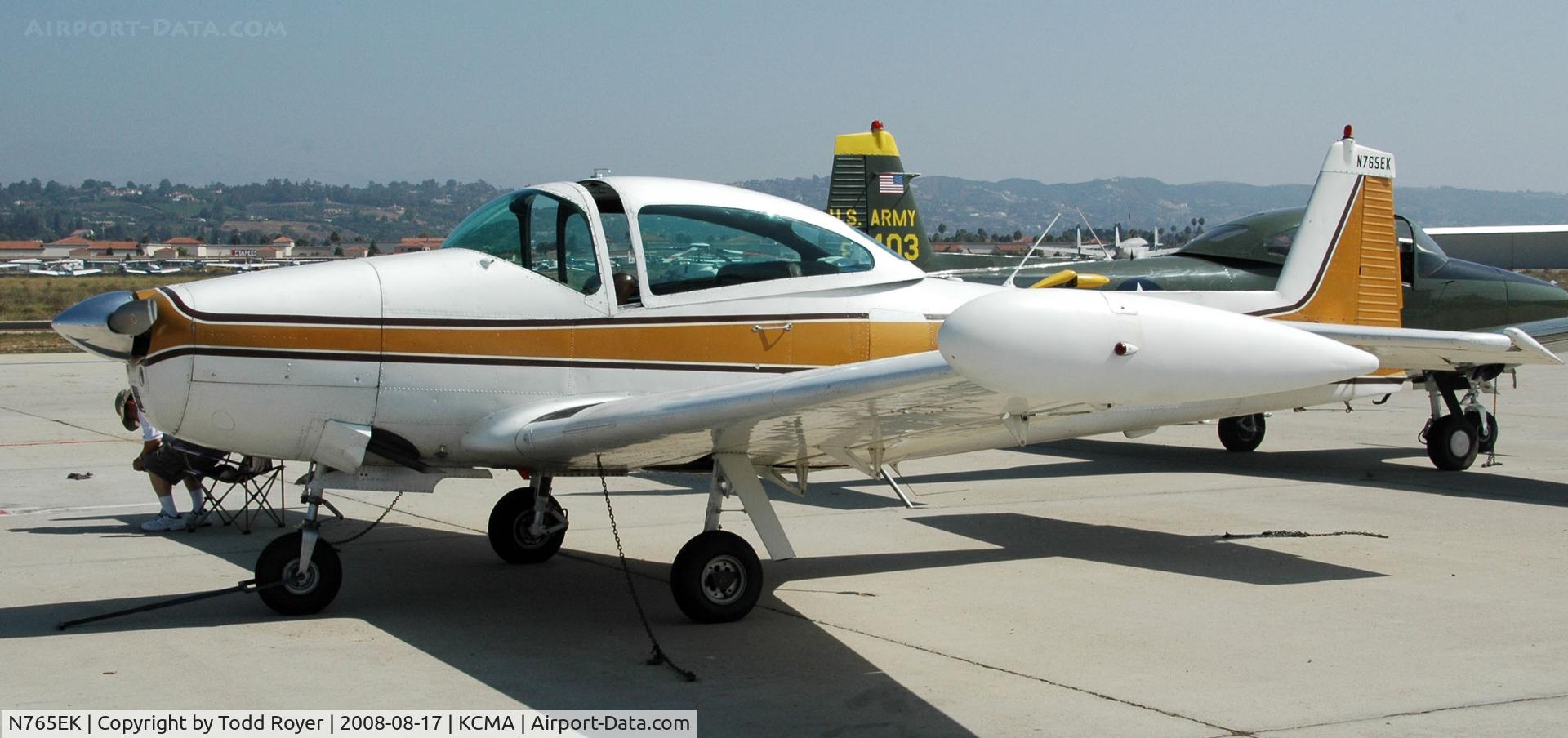 N765EK, 1947 North American Navion (NA-145) C/N NAV-4-1013, Camarillo Airshow 2008