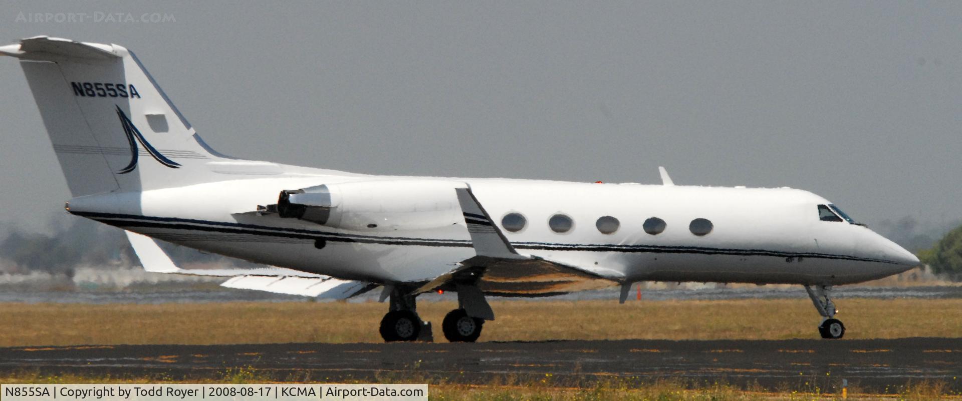 N855SA, 1982 Gulfstream American G-1159A Gulfstream III C/N 363, Camarillo Airshow 2008