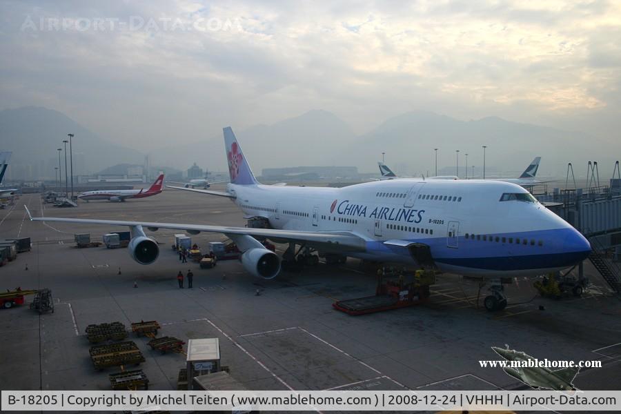 B-18205, Boeing 747-409 C/N 28712, China Airlines