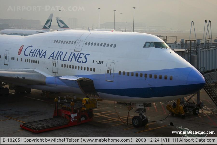 B-18205, Boeing 747-409 C/N 28712, China Airlines