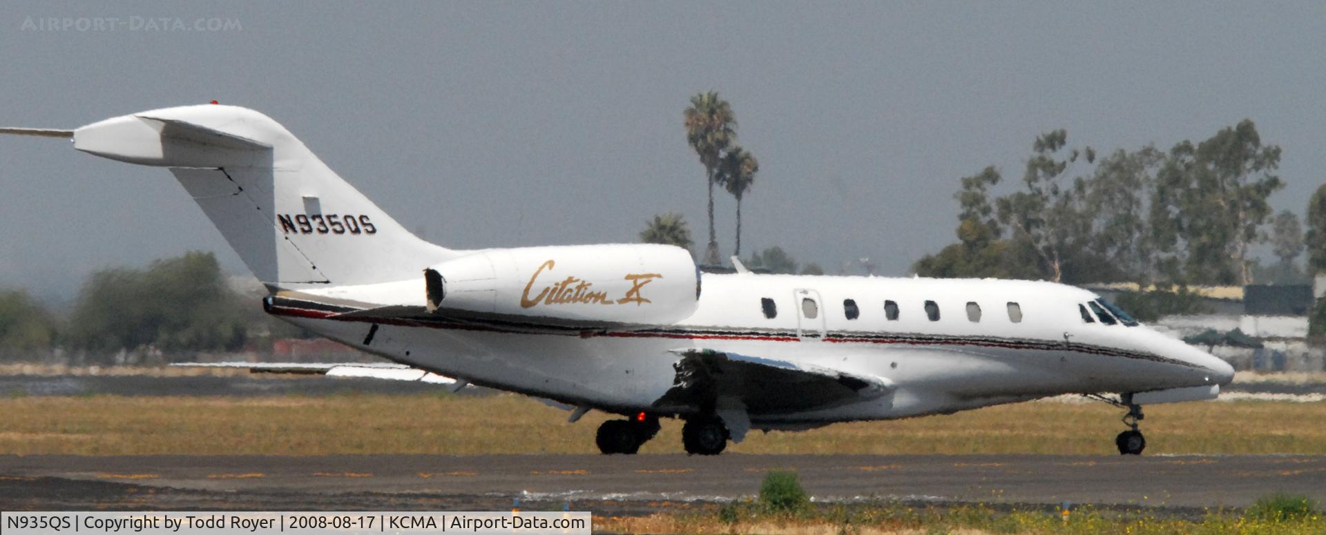 N935QS, 2000 Cessna 750 Citation X C/N 750-0135, Camarillo Airshow 2008