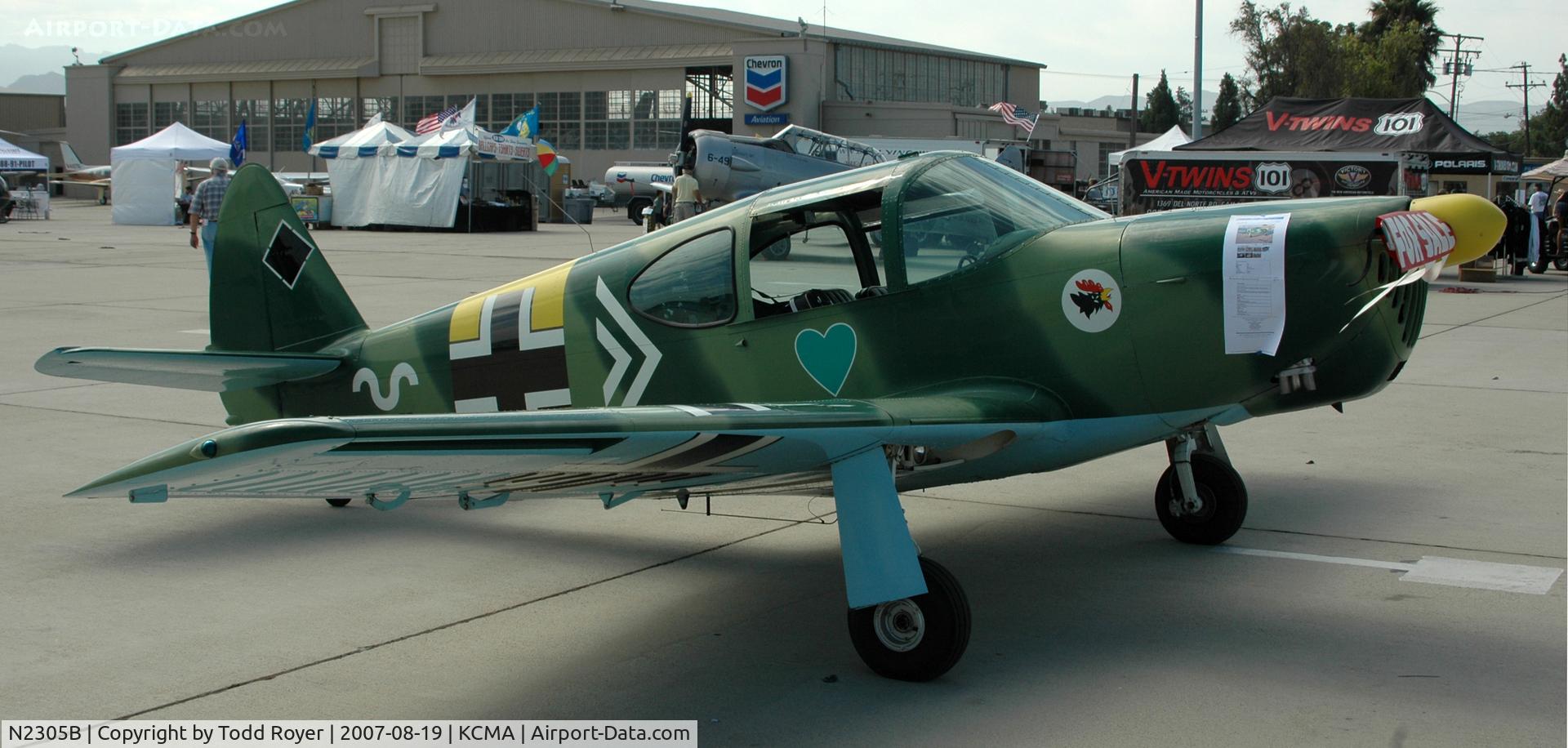 N2305B, 1948 Temco GC-1B Swift C/N 3605, Camarillo airshow 2007