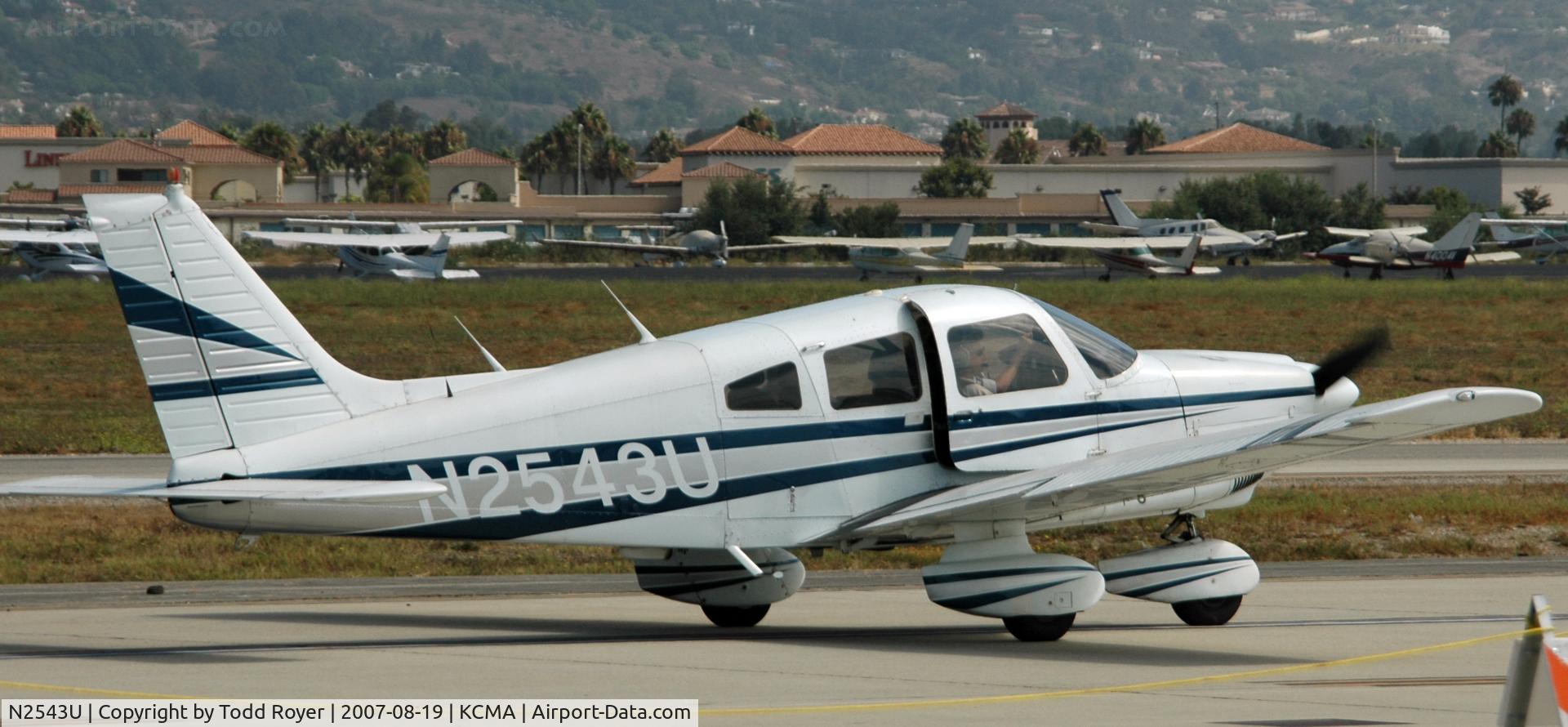 N2543U, 1979 Piper PA-28-181 C/N 28-8090055, Camarillo airshow 2007