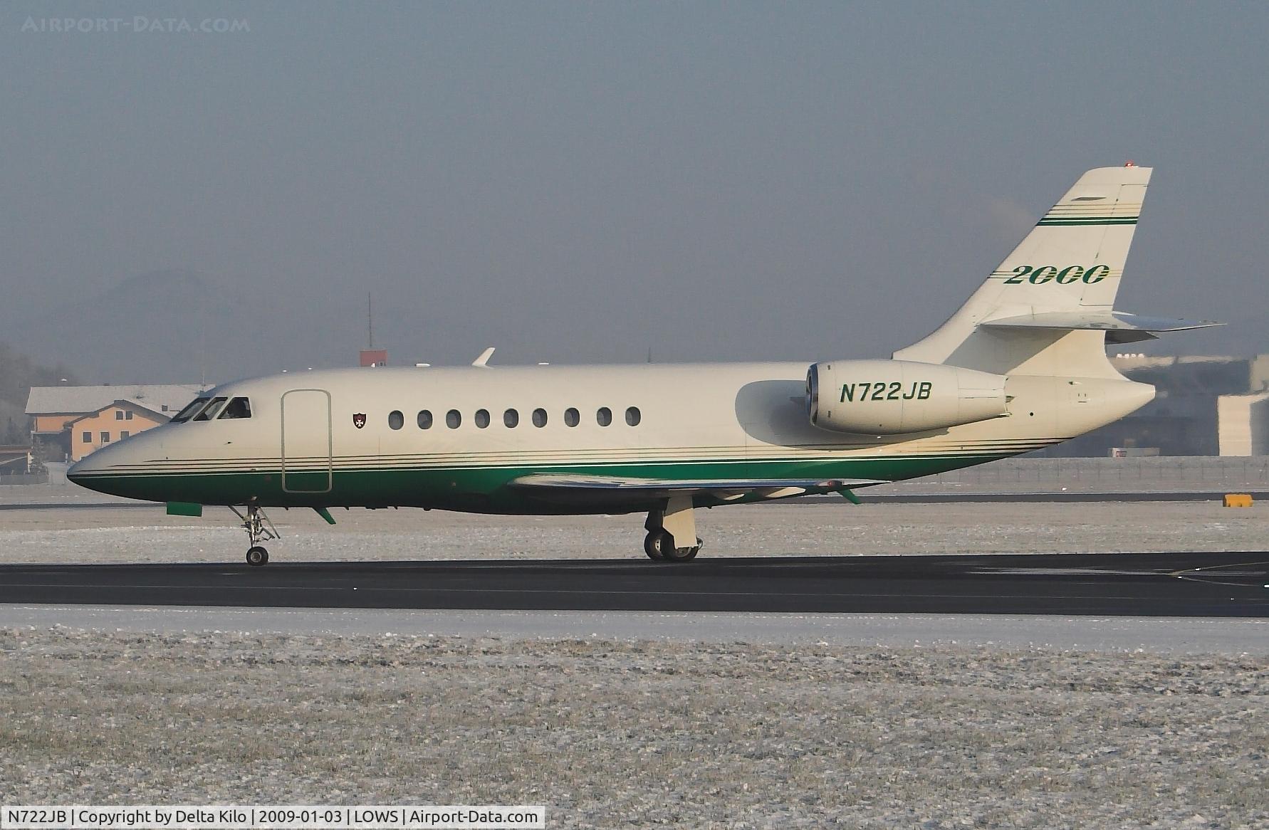 N722JB, 1995 Dassault Falcon 2000 C/N 13, Dassault Falcon 2000 Clos de Berry Leasing Ltd