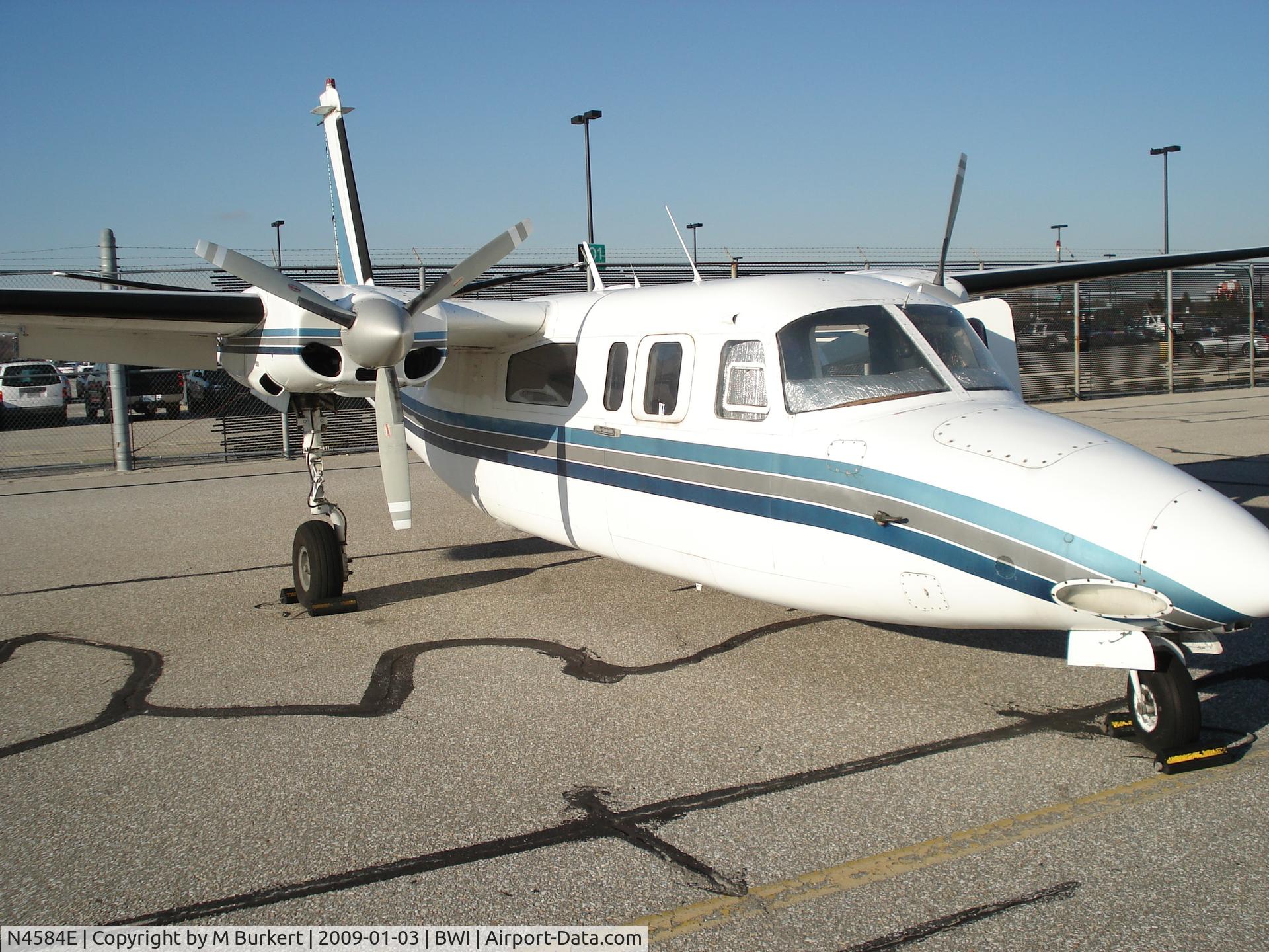 N4584E, 1968 Aero Commander 680FL Commander C/N 1686-136, Signature ramp BWI