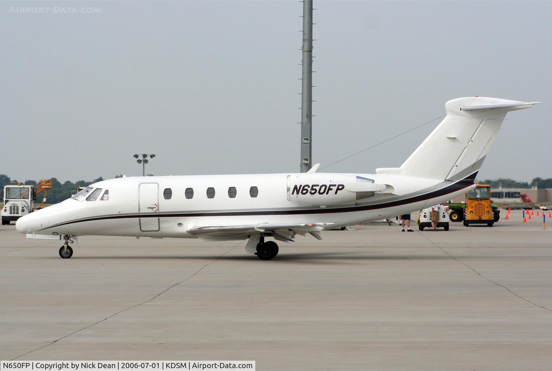 N650FP, 1990 Cessna 650 Citation III C/N 650-0188, KDSM